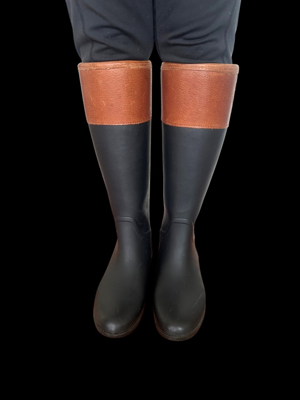 Tory Burch Diana Rain Boots | Size 6 | Custom Petite Short Calf